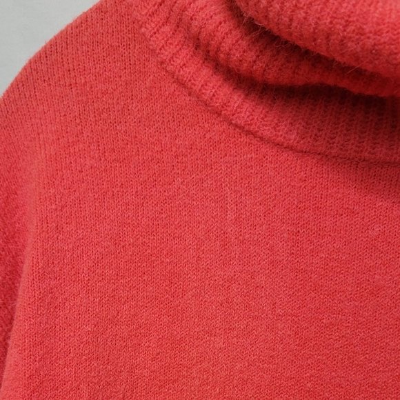 SOMETHING NAVY Turtleneck Sweater In Red Mum - Picture 5 of 6
